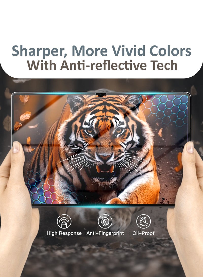 CATANES Screen Protcetor For Samsung Galaxy Tab S11 Ultra , Scratch and Shatter Resistant , Anti Bubble Glass ,Tempered Glass- Clear - Image 4